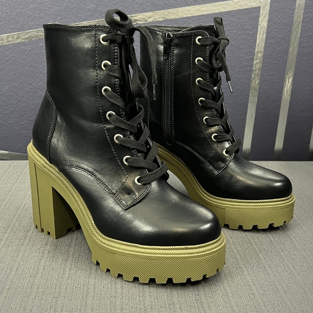 Madden Girl, Rover Putty, Heel Boots Size 7.5, Like New